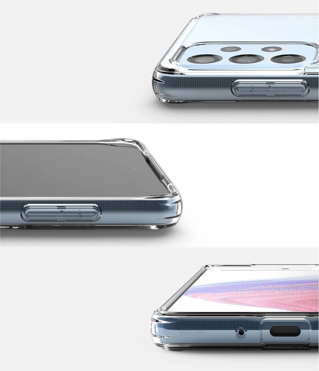 Ringke Fusion Hoesje Samsung Galaxy A73 - Transparant - afbeelding 5 van 6