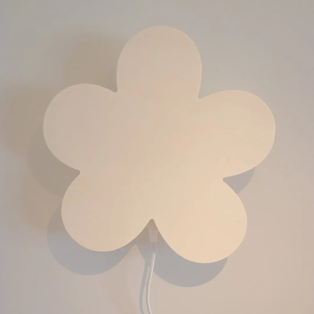 TreeToys Houten Wandlamp Bloem 30cm
