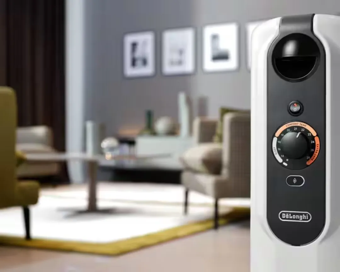 De'Longhi TRRSE1225 Radia-s Easytronic Binnen Zwart, Wit 2500 W Olie elektrisch verwarmingstoestel