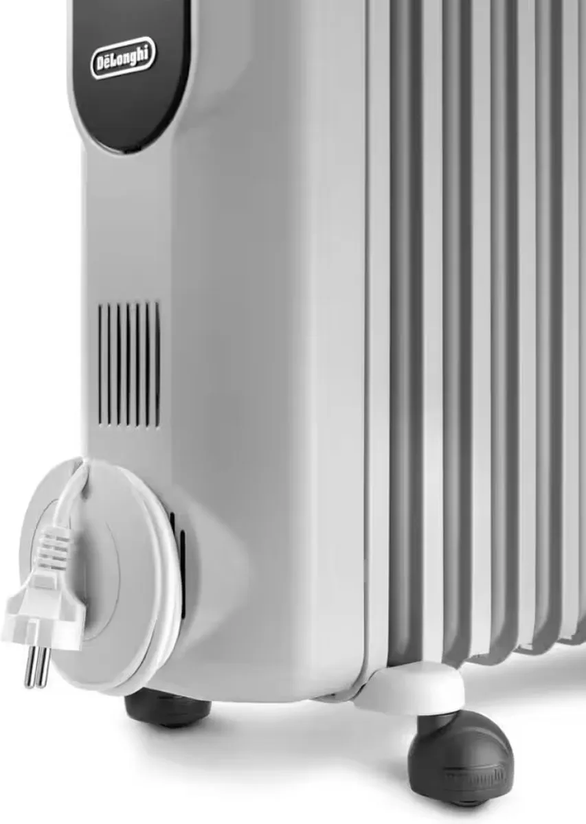 De'Longhi TRRSE1225 Radia-s Easytronic Binnen Zwart, Wit 2500 W Olie elektrisch verwarmingstoestel