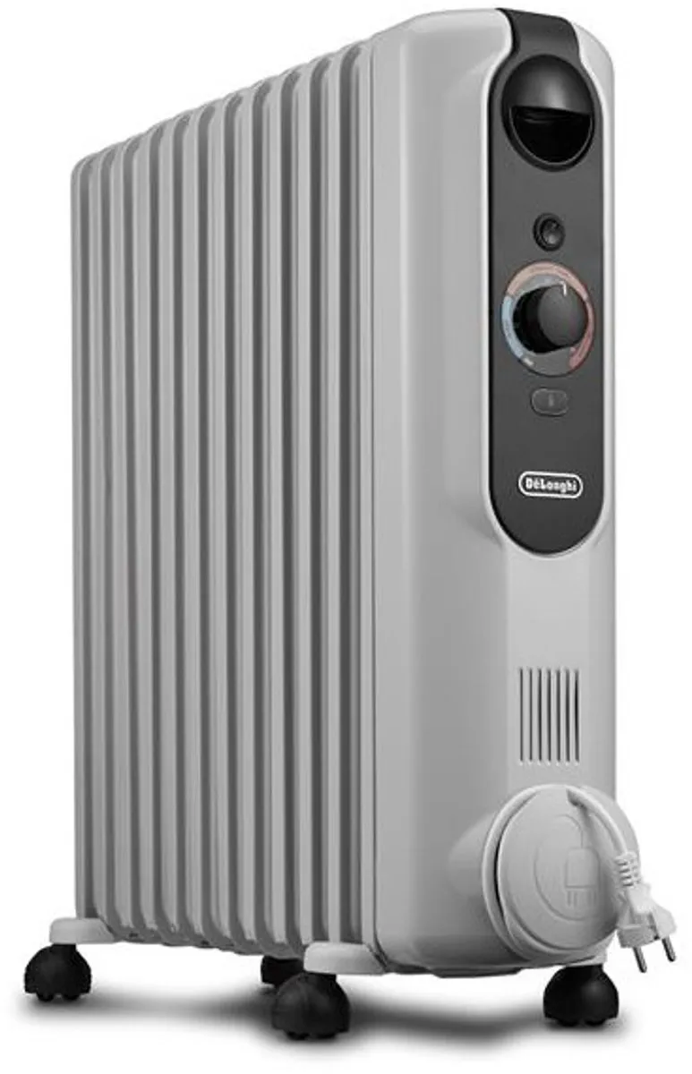 De'Longhi TRRSE1225 Radia-s Easytronic Binnen Zwart, Wit 2500 W Olie elektrisch verwarmingstoestel