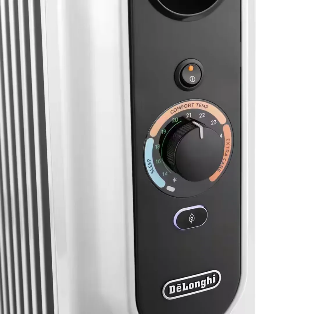 De'Longhi TRRSE1225 Radia-s Easytronic Binnen Zwart, Wit 2500 W Olie elektrisch verwarmingstoestel