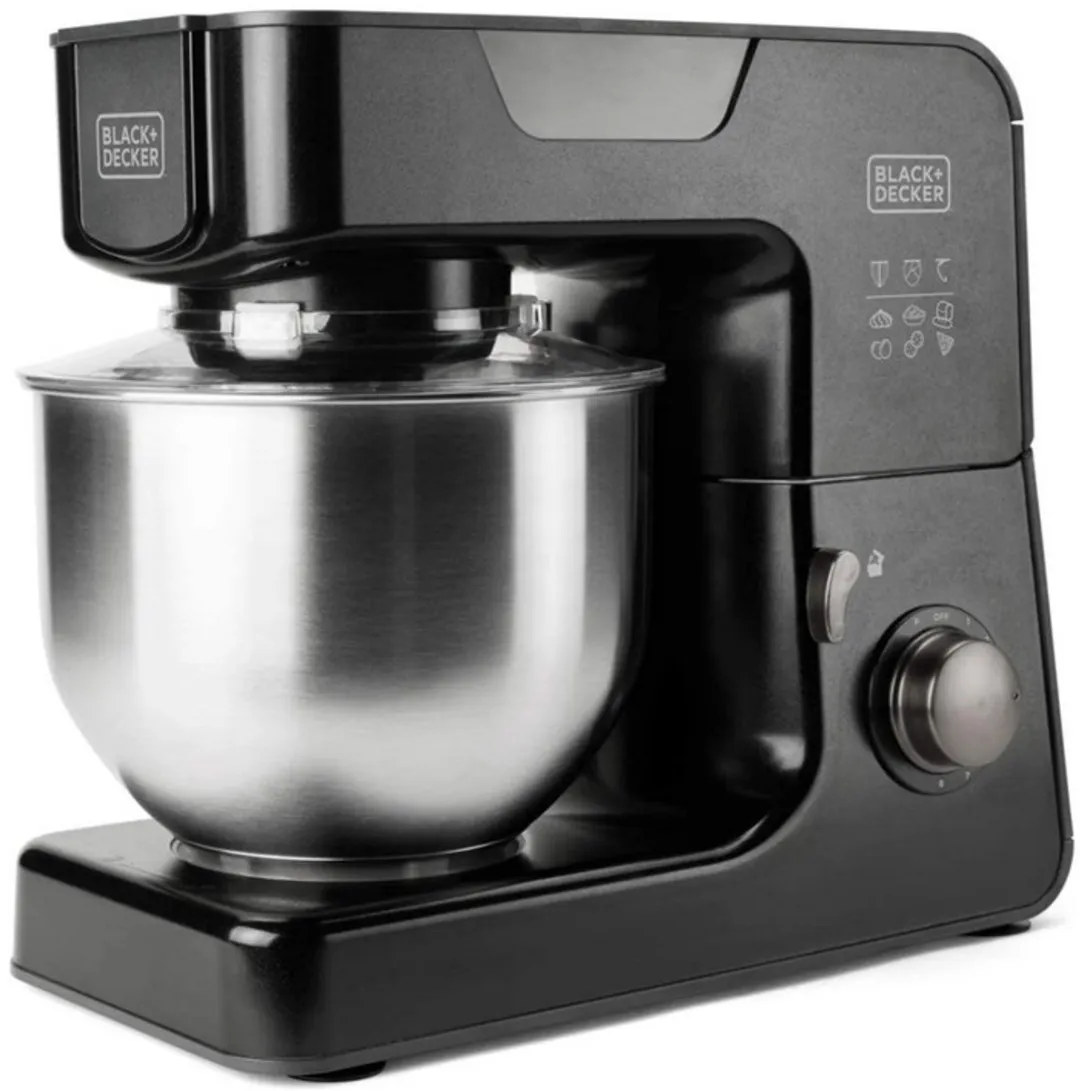 BLACK+DECKER BXKM1000E Keukenmachine 1000W - Zwart
