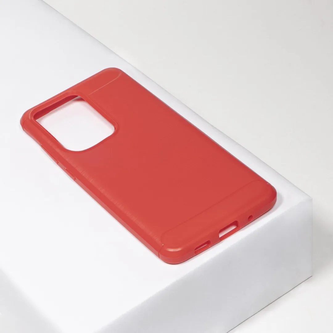 BMAX Carbon Hoesje Samsung Galaxy S20 Ultra - Rood