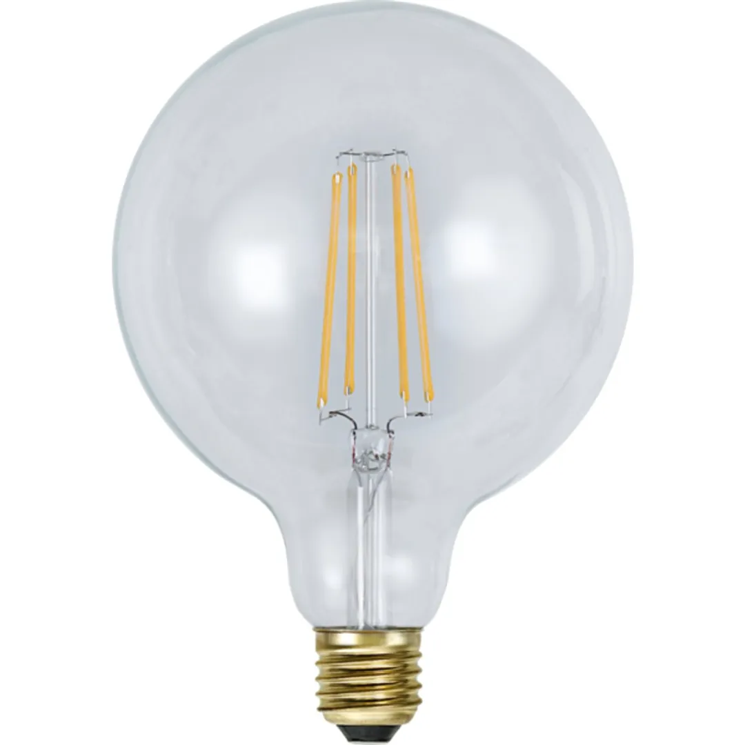 3-Pack | G125 Globelamp - E27 - 3.6W - Super Warm Wit <2200K - Dimbaar - Filament - Helder