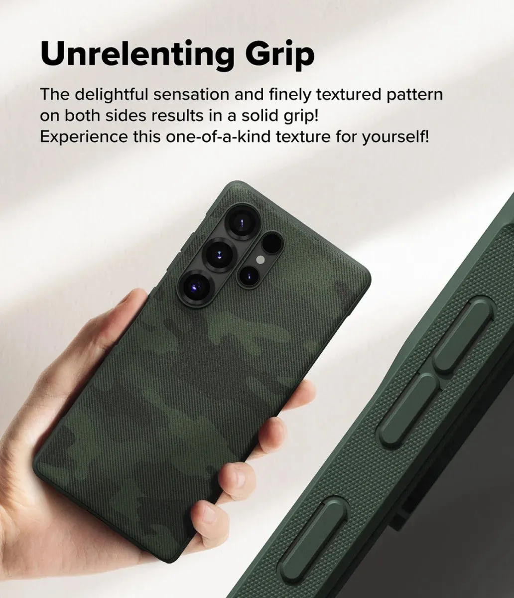 Ringke Onyx Hoesje Samsung Galaxy S25 Ultra - Camo Groen