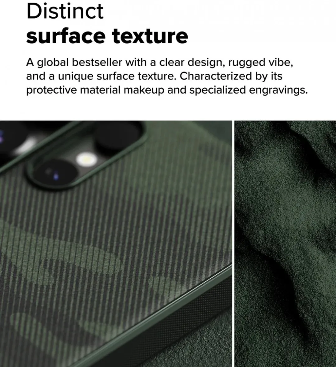 Ringke Onyx Hoesje Samsung Galaxy S25 Ultra - Camo Groen