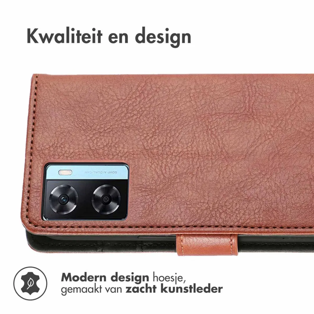 Imoshion Hoesje Oppo A57/A57s - 3 Pasjes - Bruin