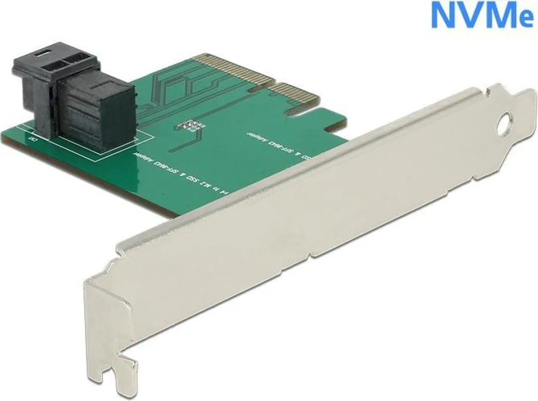 Delock 89458 PCIe x4 NVMe Adapter - Intern Mini-SAS