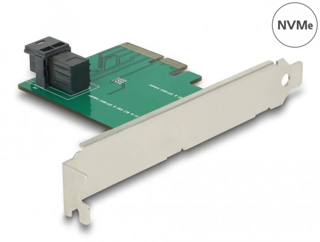 Delock 89458 PCIe x4 NVMe Adapter - Intern Mini-SAS