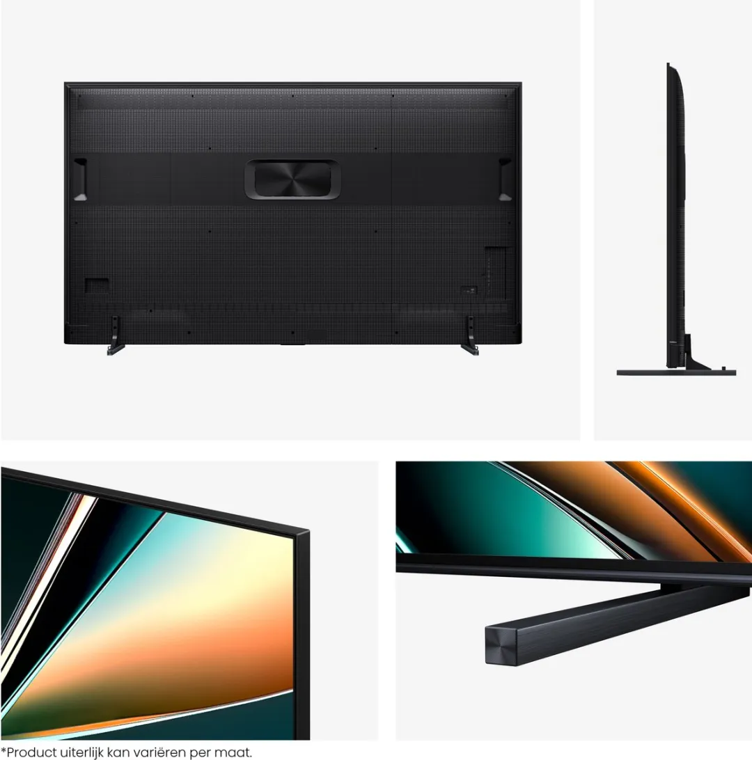 Hisense 100U7Q 100 inch MiniLED TV - 4K 165Hz - Metaal/Charcoal Grey