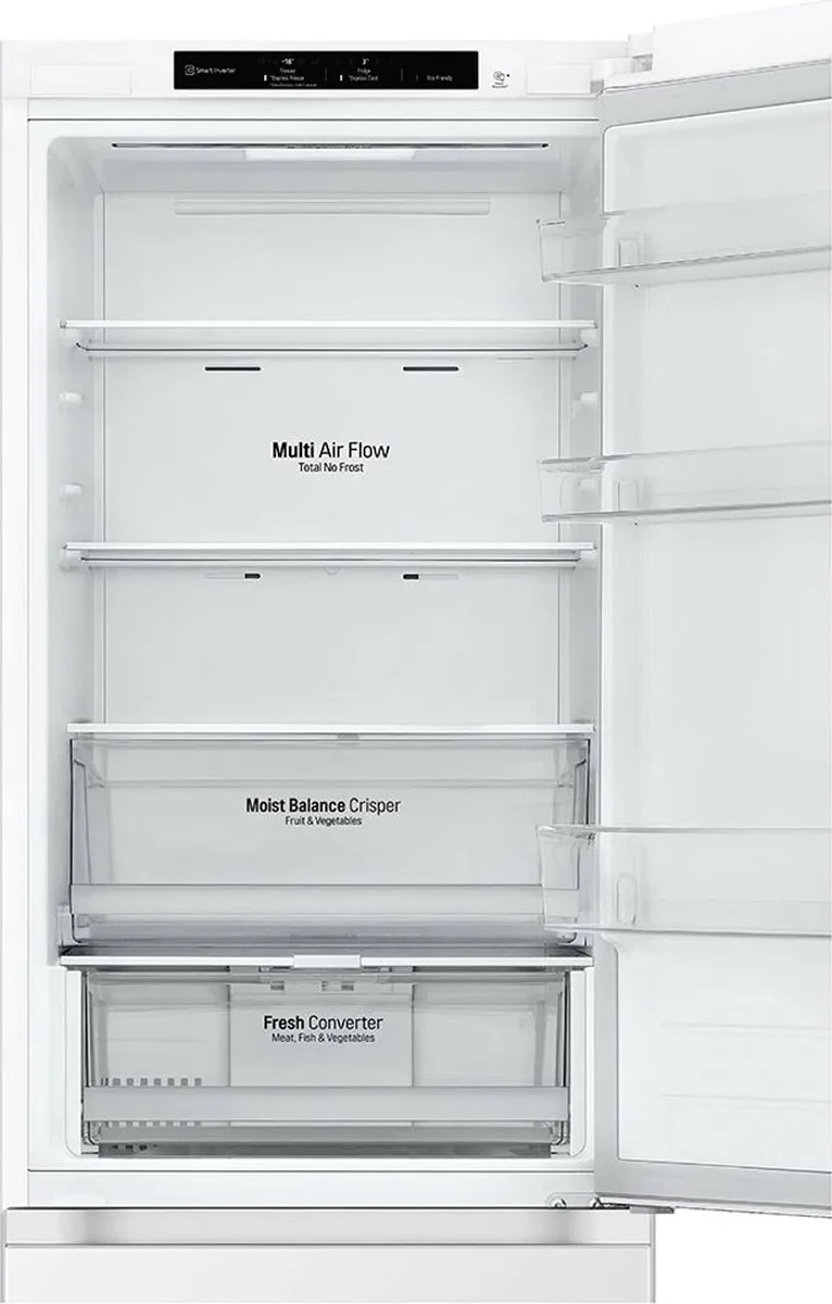 LG GBV3100CSW Combi-koelkast 344L - Vrijstaand - Wit - afbeelding 6 van 6