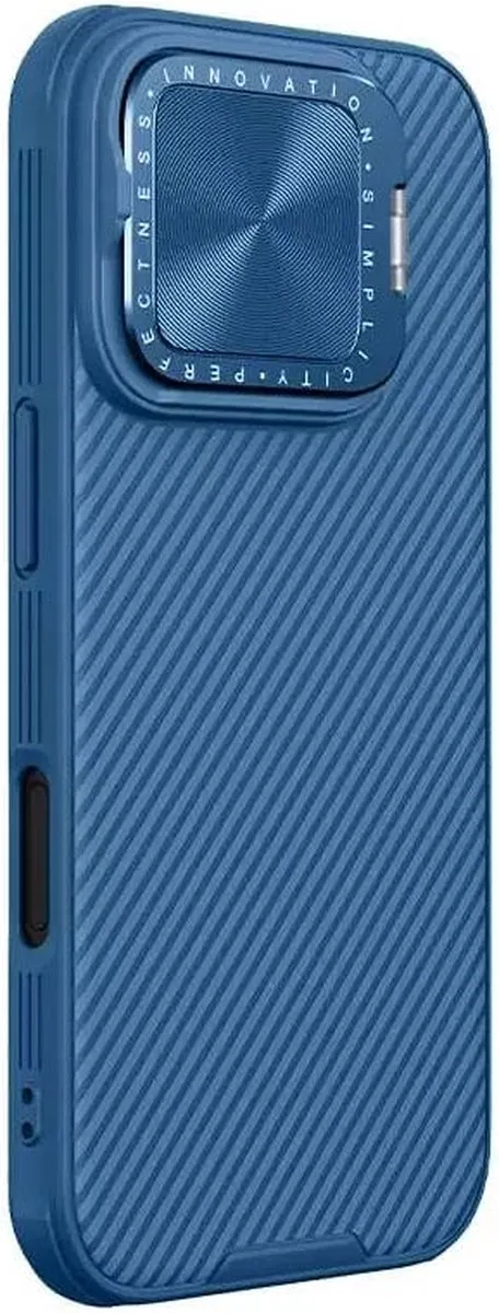 Nillkin CamShield Prop Magnetic Hoesje iPhone 16 Pro - Blauw