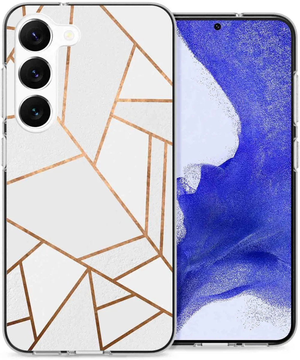 Imoshion Hoesje Samsung Galaxy S23 Plus White Graphic