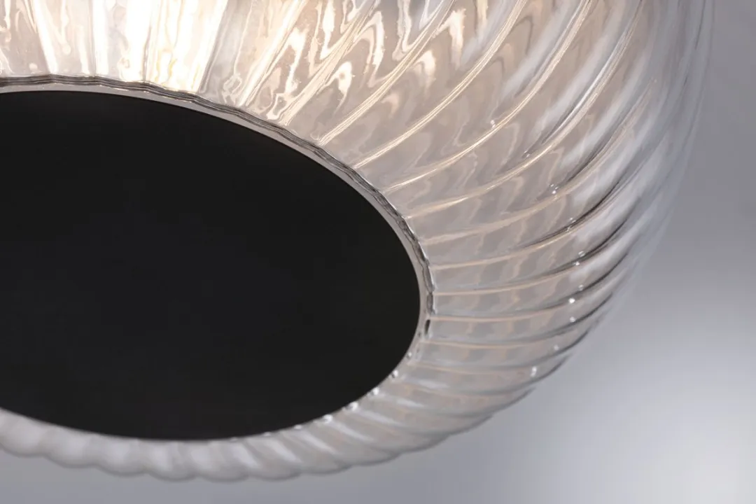 Paulmann Ruya LED Plafondlamp IP44 - Ø25cm - Zwart mat