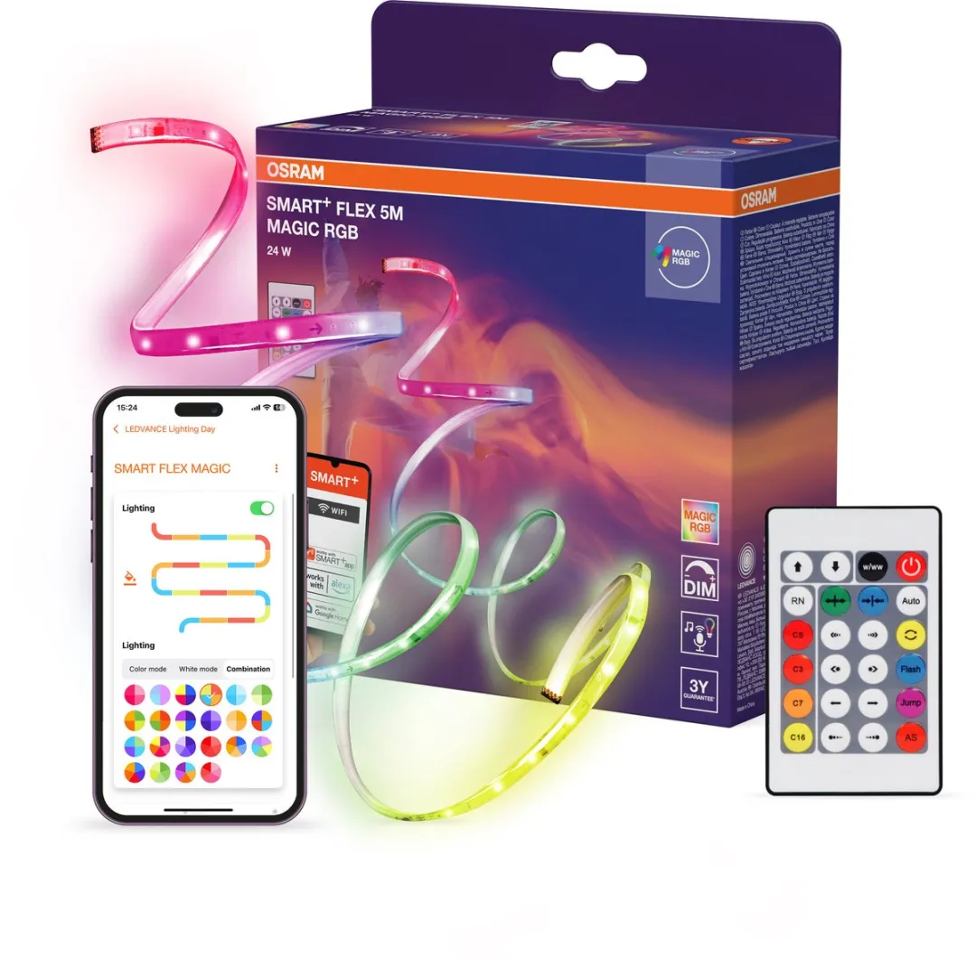 Osram Smart+ Wifi Flex Magic RGB LED Strip 5m - 22W