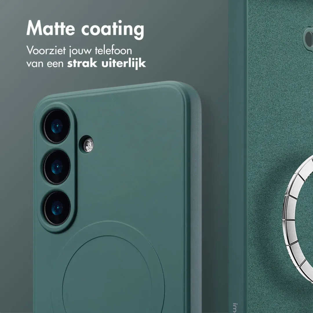 Imoshion Hoesje Samsung Galaxy S25 Plus - Donkergroen - MagSafe