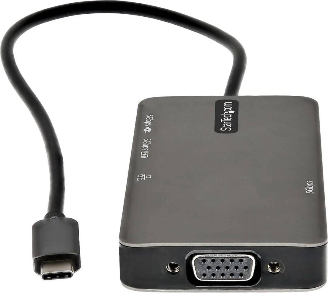 Startech DKT30CHVPD2 USB Hub 3.0 - 30 Poorten - Zwart/Grijs