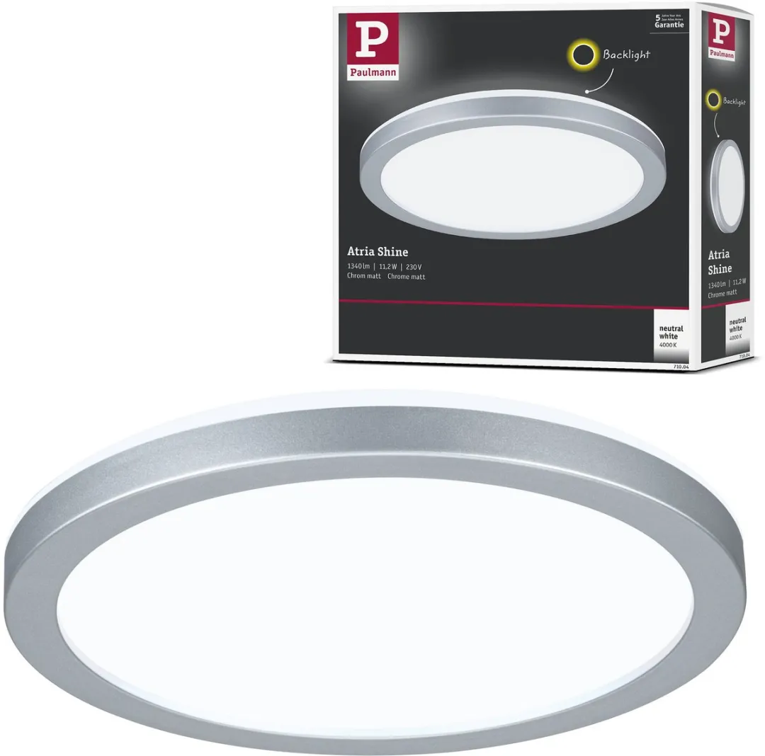 Paulmann Atria Shine LED-paneel 19cm 11,2W 850lm