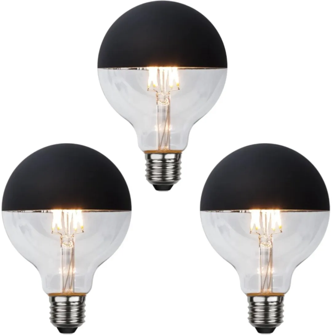 Star Trading G95 Globelamp 3 Stuks - 2.8W 2700K - Dimbaar