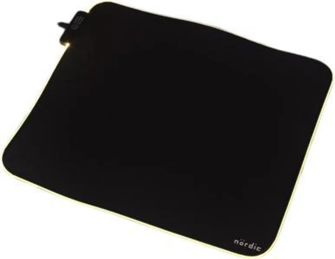 NÖRDIC GAME-N1035 Gaming Muismat 450x400mm - Zwart