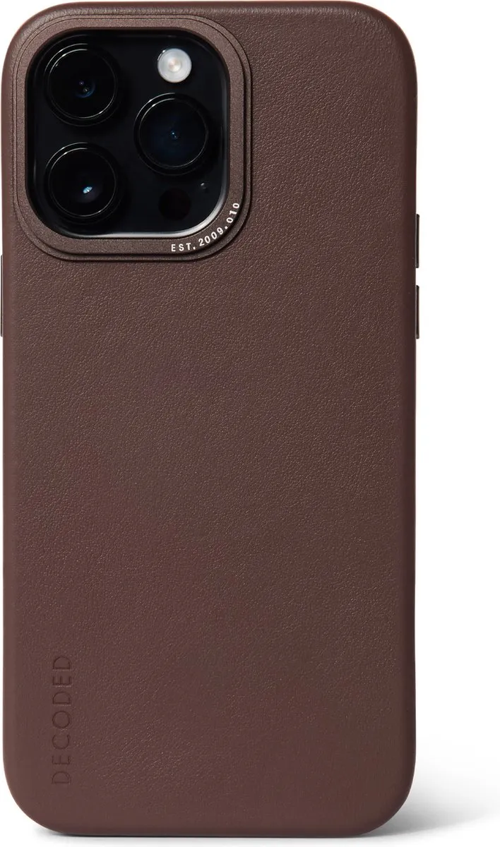 Decoded Back Cover iPhone 14 Pro Max - Donker Bruin