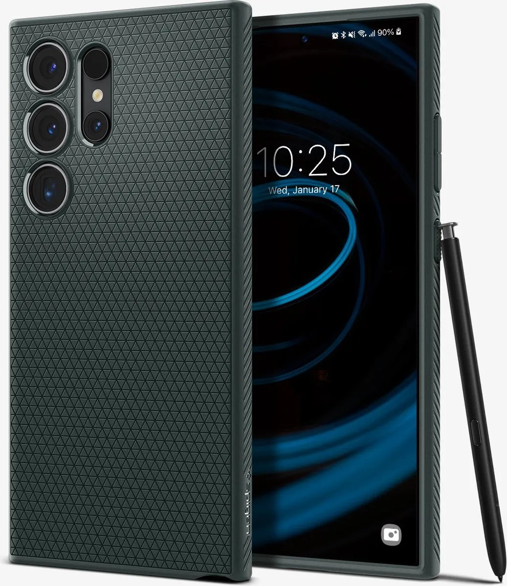 Spigen Liquid Air Hoesje S24 Ultra - Groen - 8809971221733