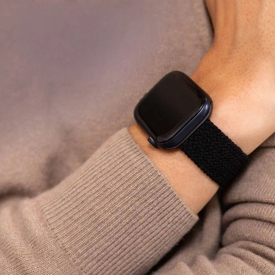 Imoshion Nylon Bandje Apple Watch 38-42mm - Zwart