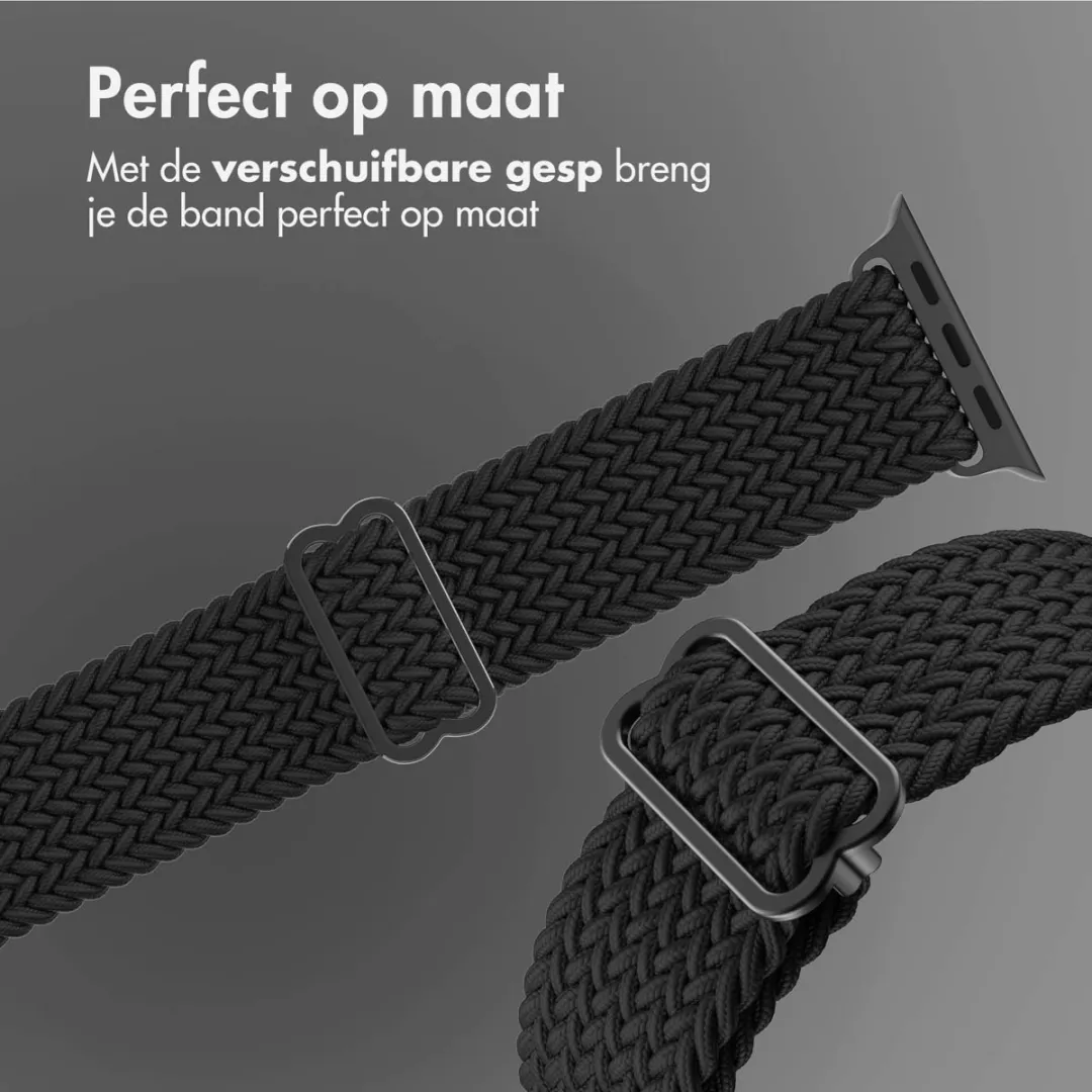 Imoshion Nylon Bandje Apple Watch 38-42mm - Zwart