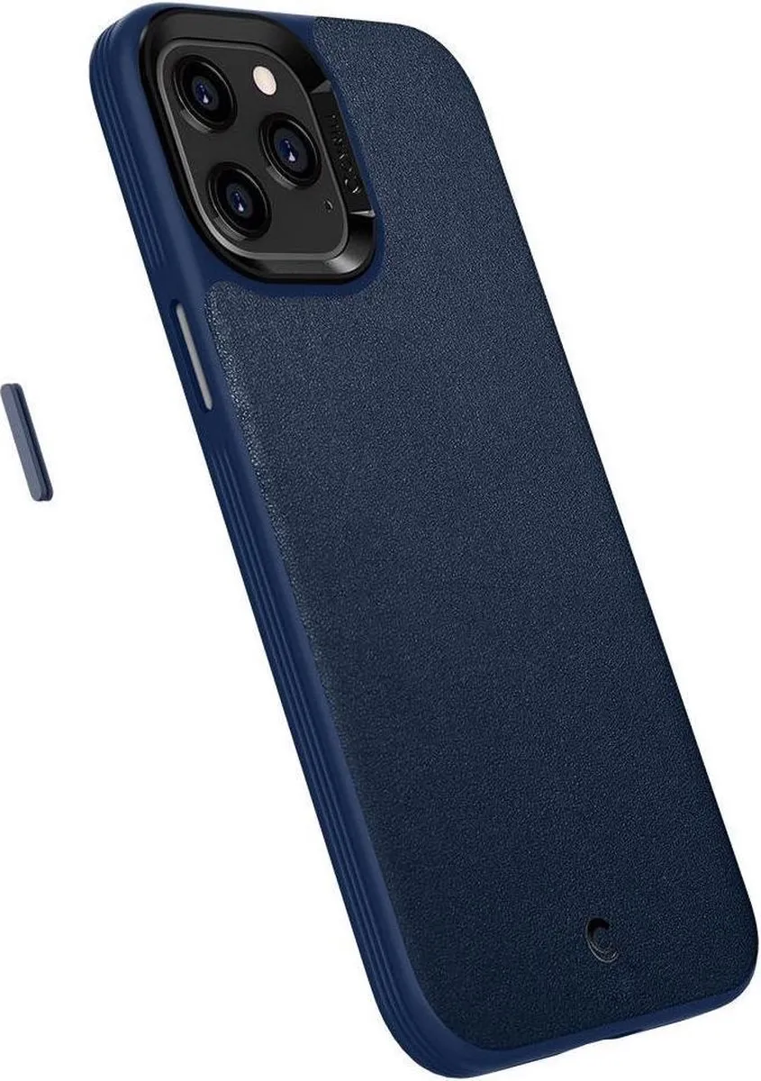 Spigen Cyrill Basic Leather Hoesje ACS01651 - Blauw