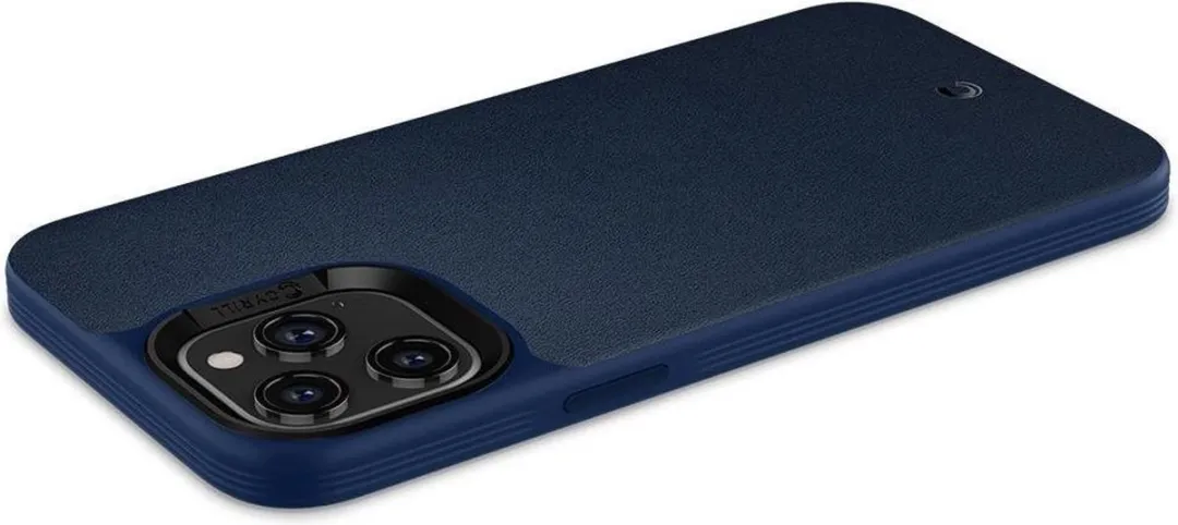Spigen Cyrill Basic Leather Hoesje ACS01651 - Blauw - afbeelding 6 van 6