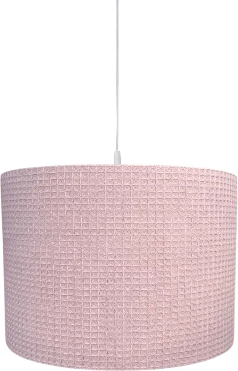 BINK Bedding Pique Wafel Hanglamp Oudroze 30cm