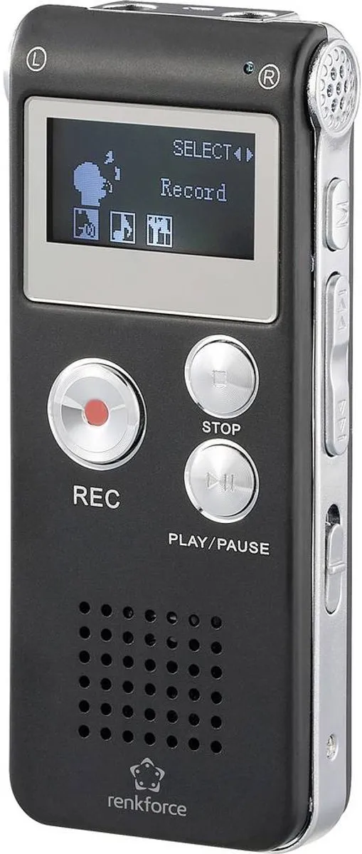 Renkforce RF-DVR-L169 Digitaal Dicteerapparaat