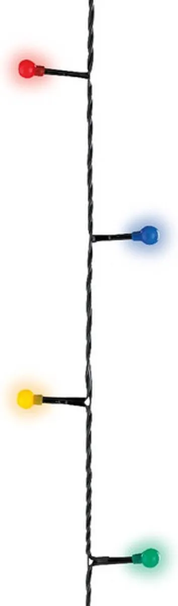 Lumineo Feestverlichting Lichtsnoer 120 LED - 9m - Multicolor - Zwart