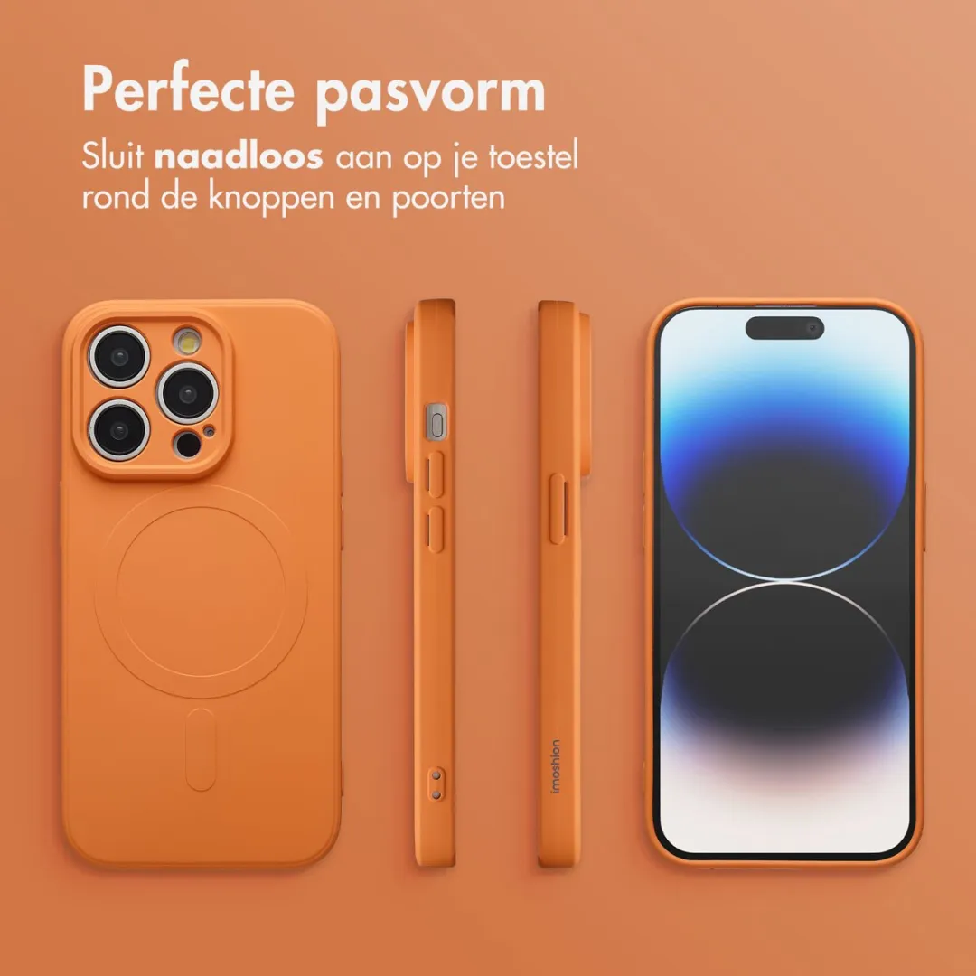 Imoshion Hoesje iPhone 14 Pro - Oranje - MagSafe - afbeelding 6 van 6