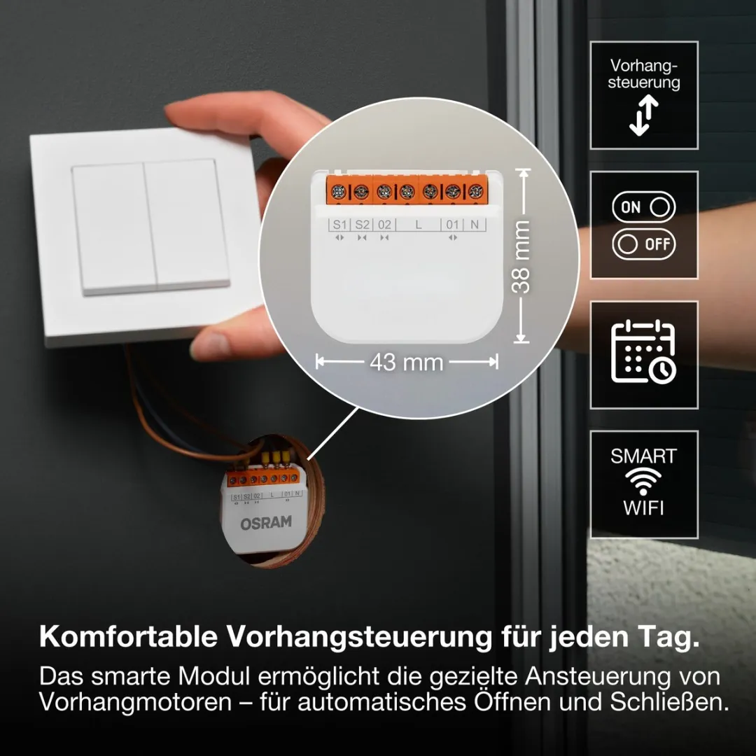 Osram Smart+ Rolluikbesturing Module - Wit - afbeelding 6 van 6