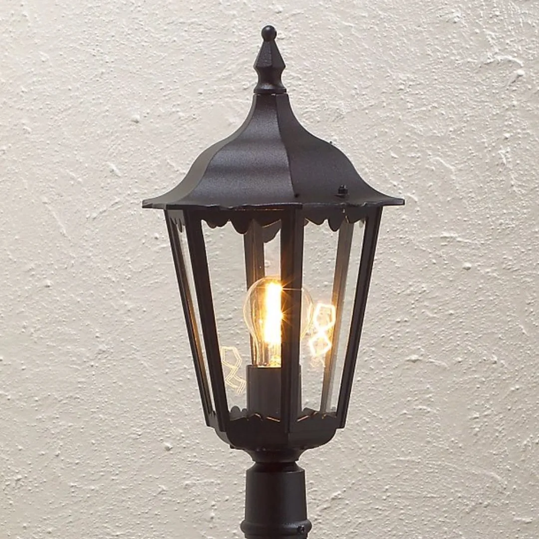 Konstsmide Firenze 1-lichts Wandlamp 120cm - Matzwart