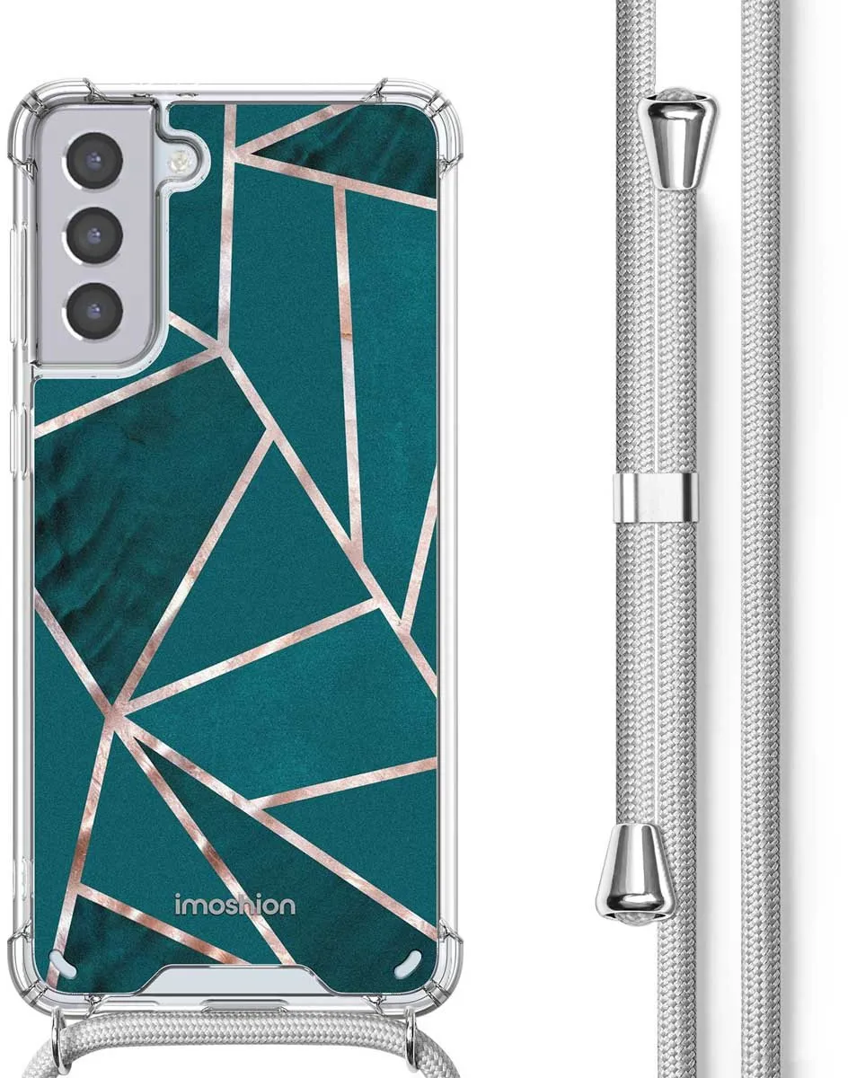 Imoshion Hoesje Samsung Galaxy S21 Petrol Green Graphic