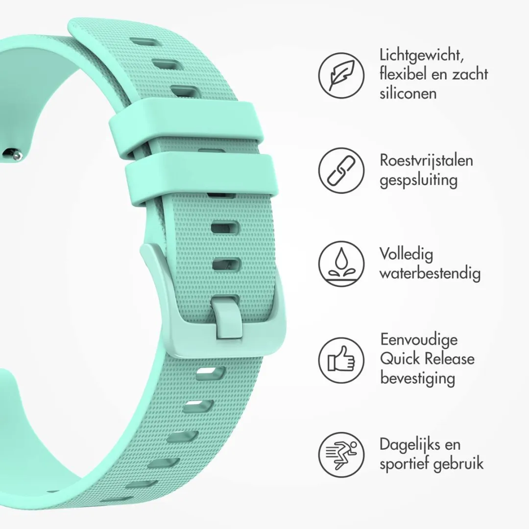 Imoshion Siliconen Sportband 22mm - Mintgroen