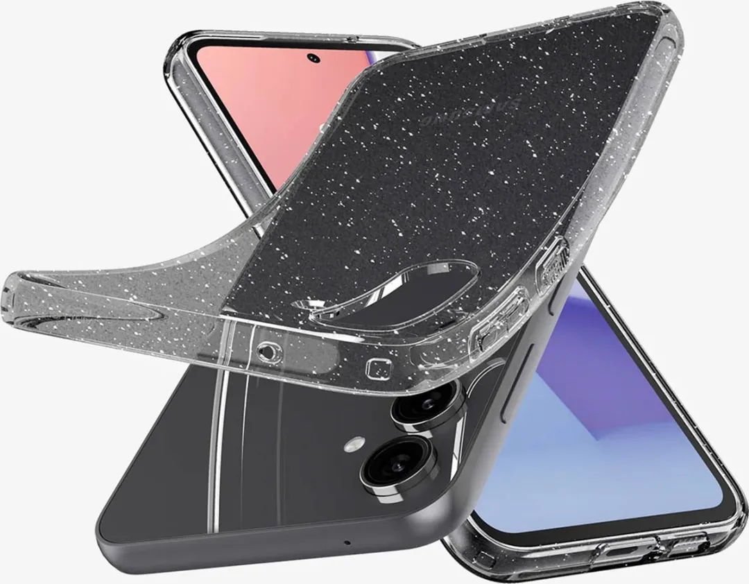 Spigen Liquid Crystal Hoesje ACS06370 - Samsung Galaxy S23 FE - Transparant Glitter