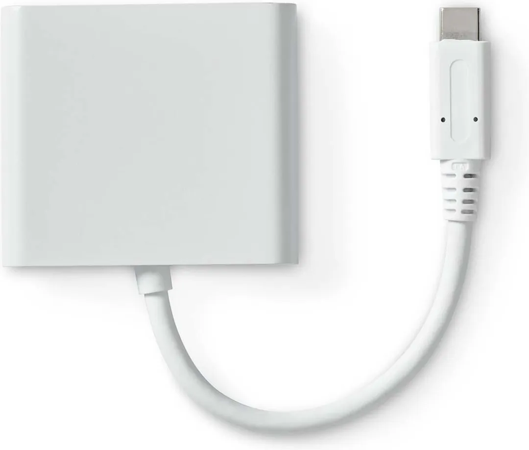 Nedis CCGB64770WT01 USB Multi-Port Adapter - HDMI/USB-A/USB-C - 5Gbps - Wit