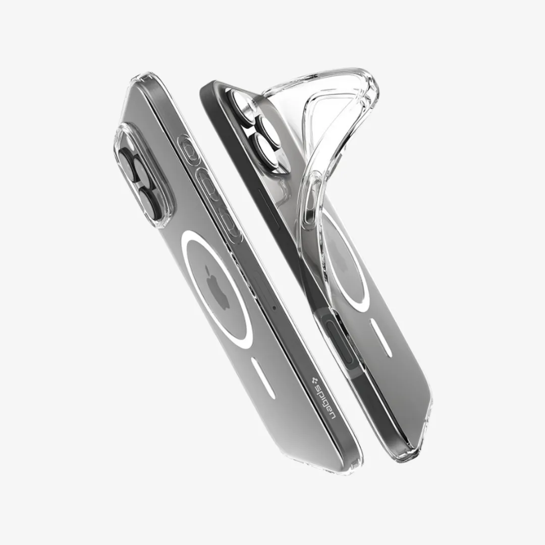 Spigen Crystal Flex MagFit Hoesje iPhone 16 Pro - Transparant