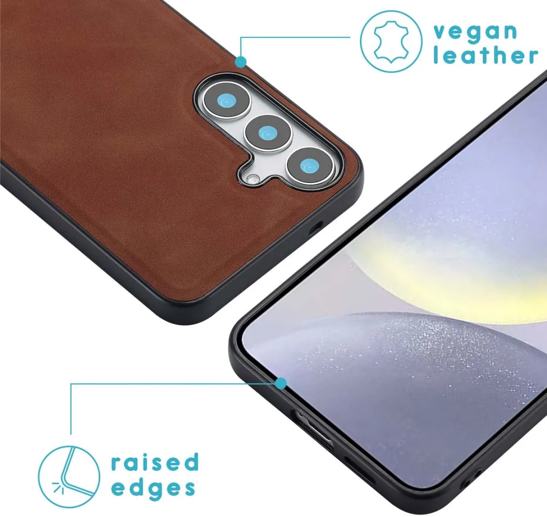 Imoshion Bookcase Hoesje Samsung Galaxy S25 Plus - 3 Pasjes - Bruin