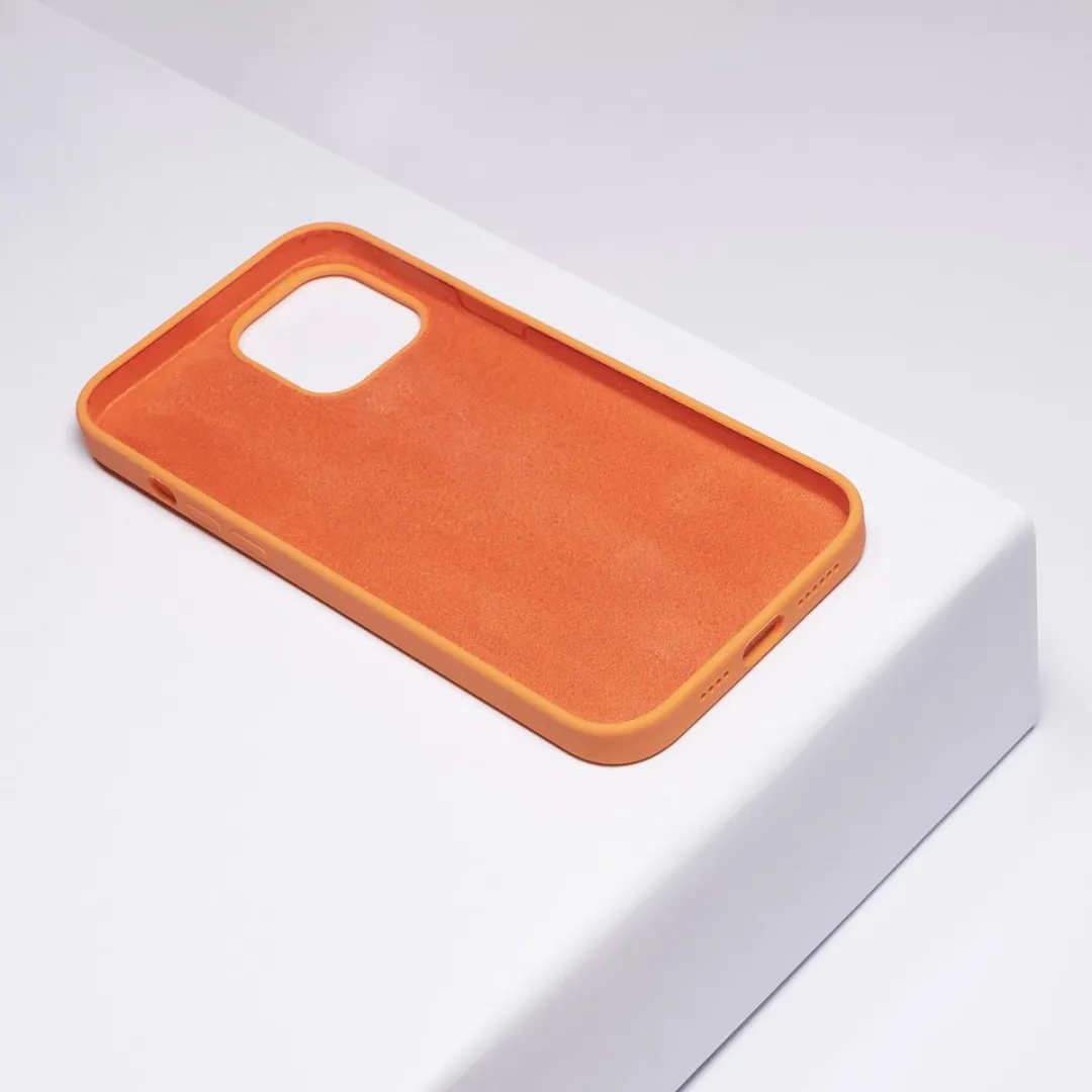 BMAX Siliconen Hoesje iPhone 12 Pro Max - Oranje