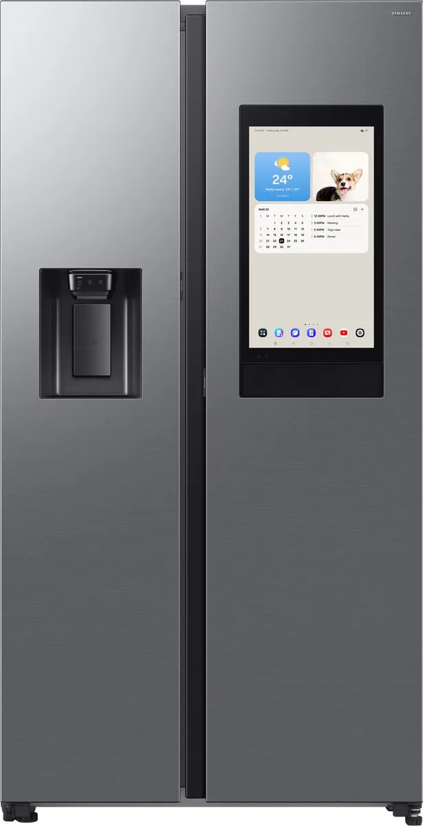 Samsung Family Hub RS90F66BETEF Koelkast - 614L - Wifi - Mat inox