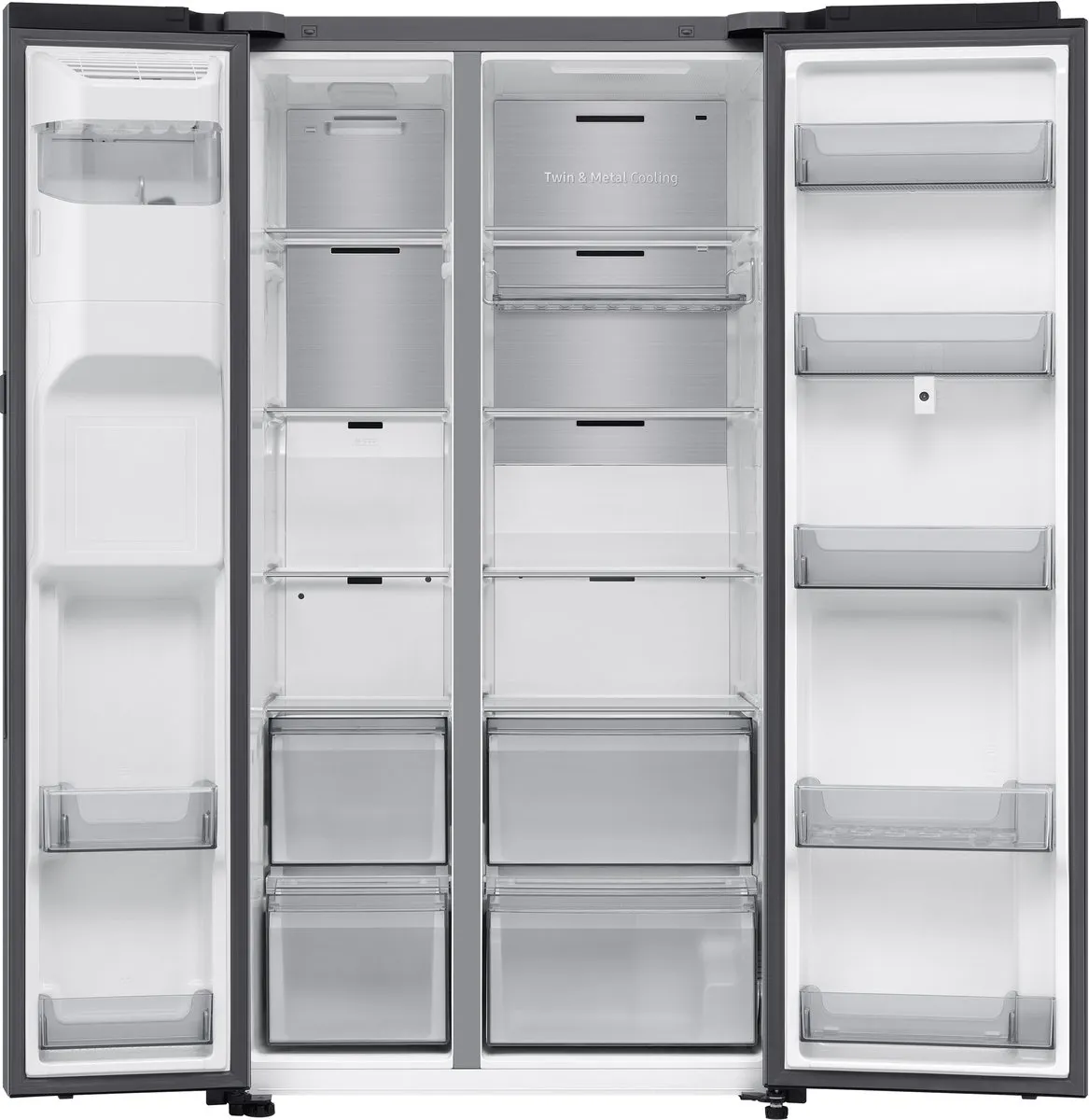Samsung Family Hub RS90F66BETEF Koelkast - 614L - Wifi - Mat inox