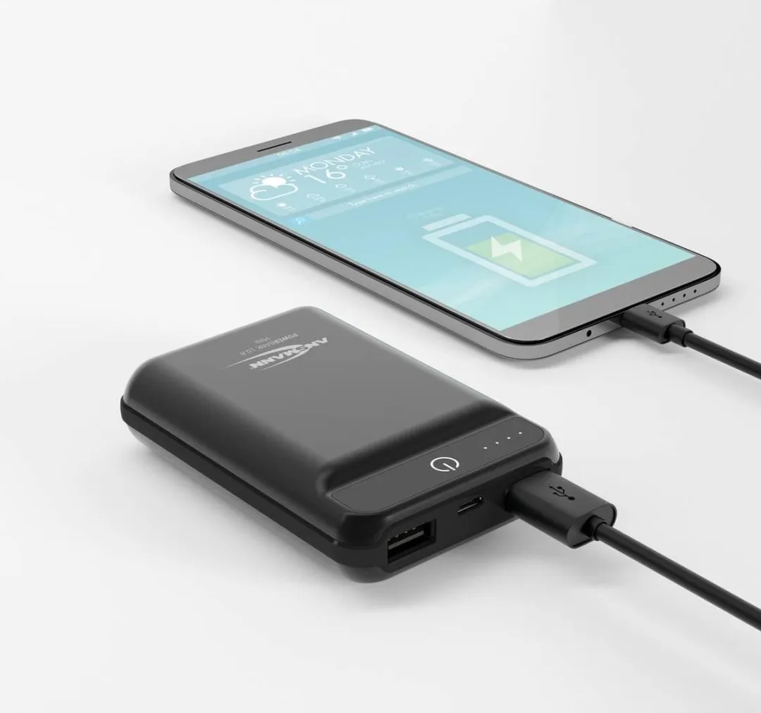Ansmann Powerbank 10.8 mini 1700-0091 - 10.000mAh - 2 Poorten - Wit