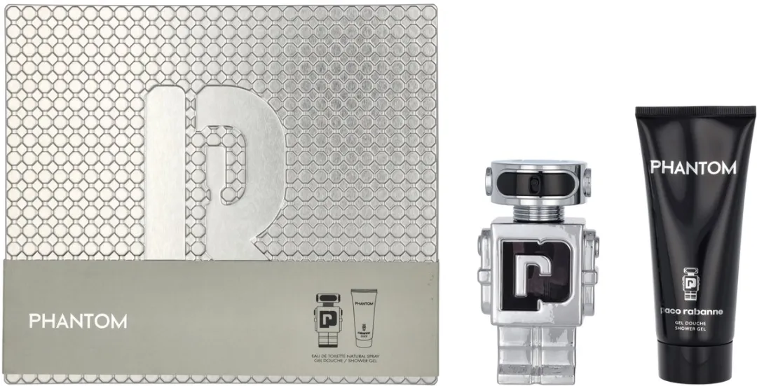 Paco Rabanne Phantom Geschenkset - Heren Eau de Toilette 50ml + Showergel 100ml
