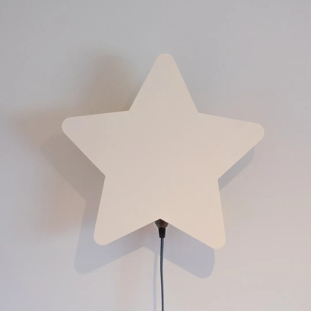 TreeToys Houten Wandlamp Ster