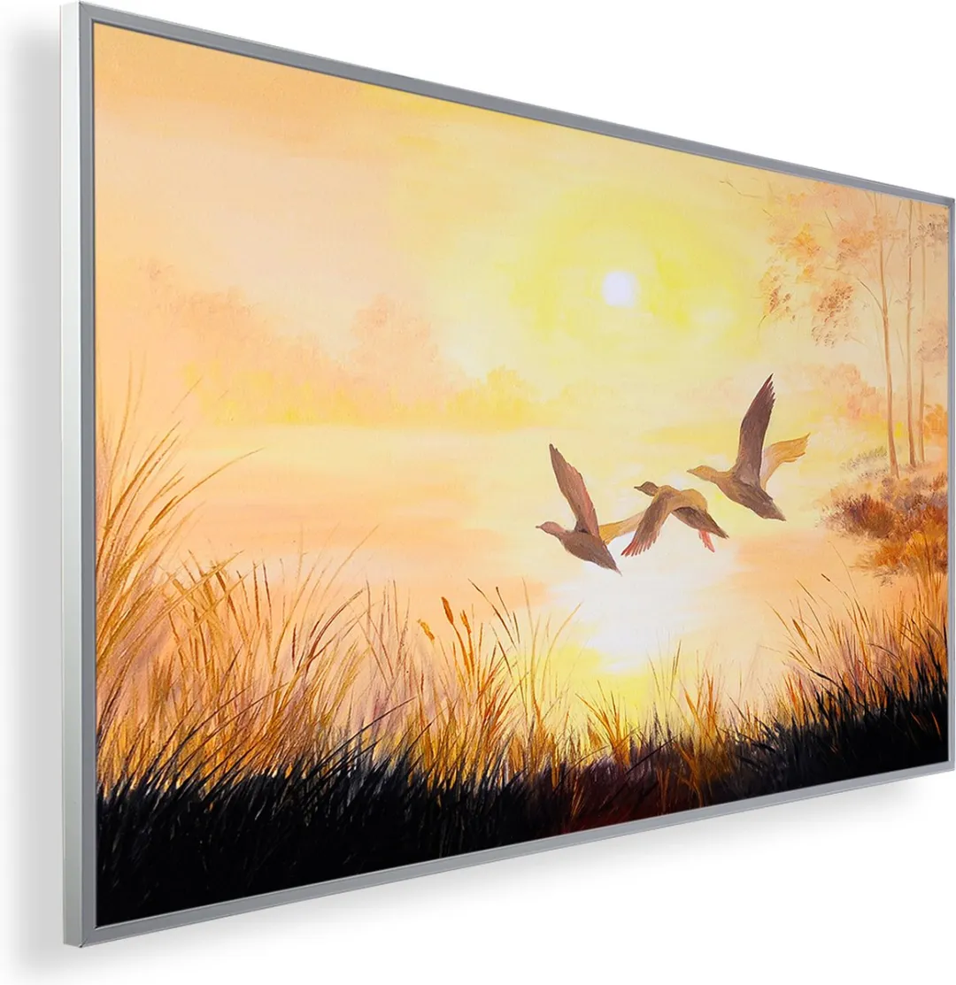 Könighaus Infrarood Verwarmingspaneel Birds oil paint 108